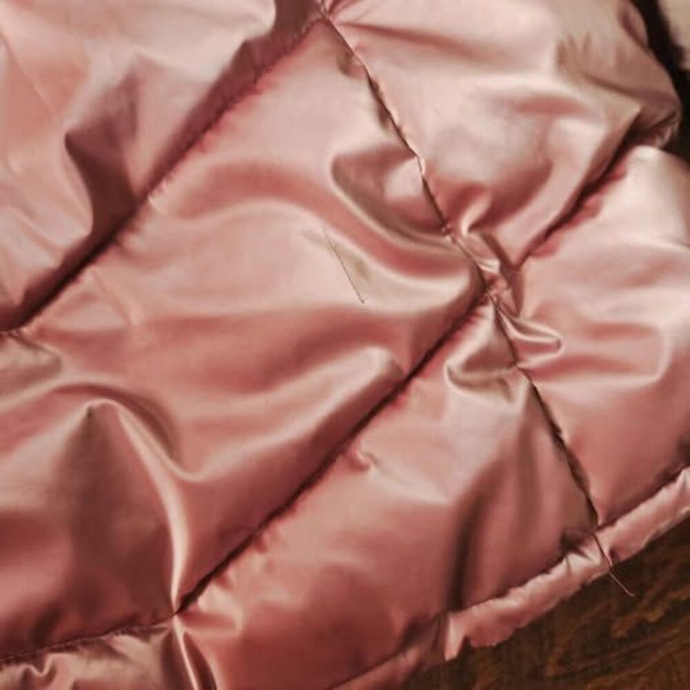 Girls 10/12 Justice pink iridescent puffer jacket - Picture 7 of 7